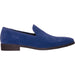 Polished Product Title for Review: Men's Royal Blue Vegan Suede Dress Loafers -Bravo - USA Men's Outlet