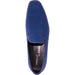 Polished Product Title for Review: Men's Royal Blue Vegan Suede Dress Loafers -Bravo - USA Men's Outlet