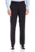 Polished Product Title: Vinci Men's Wool Feel Dress Pants | Regular Fit, Flat Front in Black - USA Men's Outlet