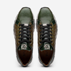 Marco Di Milano Portici - Olive Green Leather Dress Shoe