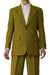 Premium 2-Button Mustard Poplin Suit by Fortino Landi | Slim Fit - USA Men's Outlet