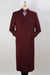 "Premium Burgundy Gabardine Overcoat for Men | Black Diamond" - USA Men's Outlet