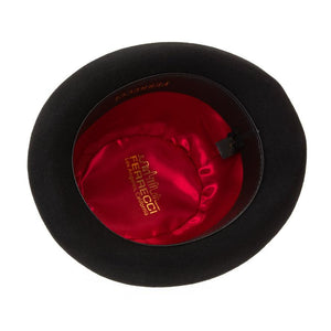 Black & White Premium Wool Derby Bowler Hat
