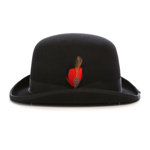 Black Premium Wool Derby Hat