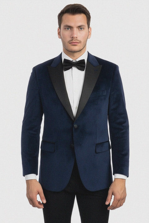 Navy Prom Tuxedo Suit 