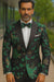 Floral Paisley Tuxedo Blazer
