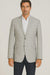 Light Grey Ash Windowpane Plaid