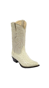 Los Altos Ostrich Snip Toe Cowboy Boots