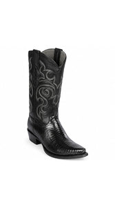 Los Altos Snip Toe Lizard Boots