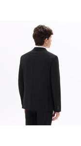 Slim Bi-Stretch Suit Jacket - Black