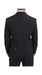 Men's Black Western Suit 2-Piece - Cowboy Suit with Western Yoke & Pearl Snaps