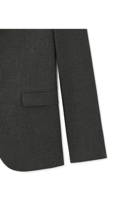 Slim Bi-Stretch Suit Jacket - Dark Grey