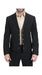 Men's Black Western Suit 2-Piece - Cowboy Suit with Western Yoke & Pearl Snaps