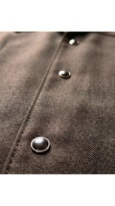 Men's Brown Western Suit 2-Piece - Cowboy Suit with Western Yoke & Pearl Snaps