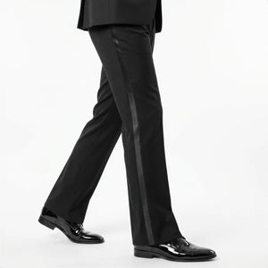 Bootcut wedding suit Black Peak Lapel Bootcut Tuxedo – Prom and Wedding