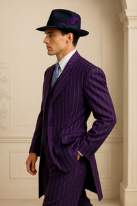 Purple Zoot Suit - 1920s Suit - Gangster Long Suit