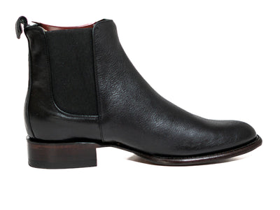 Los Altos Men's Toe Roper Boot Belmont Black - Belmont Black