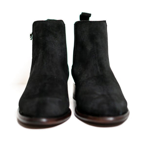 Los Altos Men's Toe Roper Boot Gamuza Black - Gamuza Black