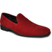 "Red Bravo Suede Vegan Slip-On Loafer - Classy Wedding & Prom Shoe" - USA Men's Outlet