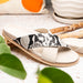 Zelli Rena Sueded Goatskin and Embossed Python Leather Slide