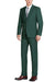 Renoir Classic Two-Button Hunter Green Slim Fit Suit with Optional Vest - USA Men's Outlet