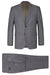 Renoir Grey Wool Suit: Mens Slim Fit, 2-Btn with Optional Vest - USA Men's Outlet