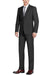 Renoir Men's Basic 2-Button Slim-Fit Suit w/ Optional Vest in Black - USA Men's Outlet