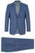 Renoir Men's Classic Fit Hack Pocket Steel Blue Suit: 2-Button - USA Men's Outlet