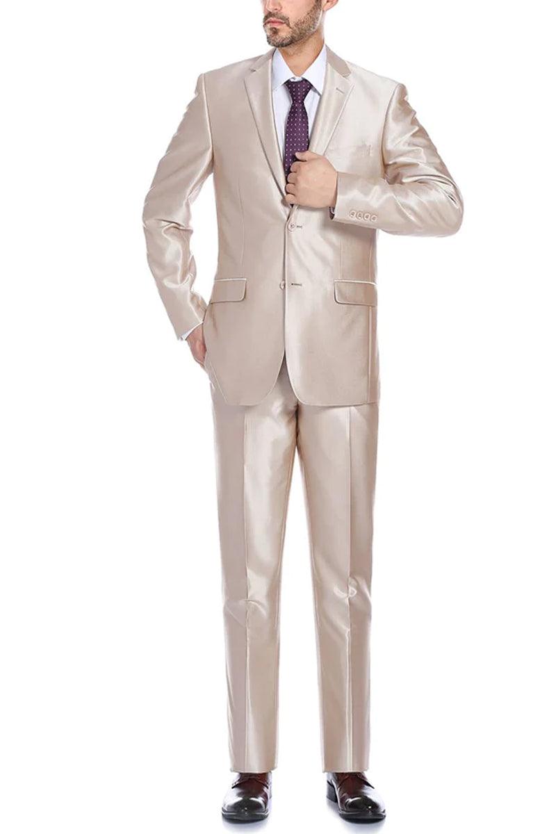 Renoir Mens Vest 207-2-GRY ( Classic Fit Sharkskin Suit Vest ) main image 1