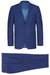 "Renoir Men's Classic-Fit Two-Button Royal Sapphire Suit w/ Optional Vest" - USA Men's Outlet