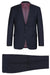 Renoir Men's Classic Two-Button Wool Suit w/Optional Vest in Navy - USA Men's Outlet