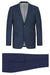 Renoir Men's Luxurious Navy Blue Extra Long Two-Button Suit - USA Men's Outlet