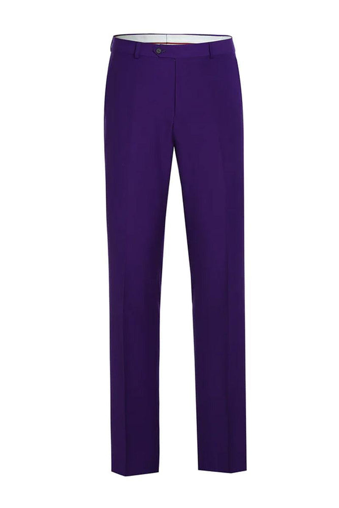 Renoir Men's 'Purple Haze' Two-Button Slim-Fit Suit - USA Men's Outlet