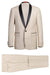 Renoir Men's Slim Fit Tan Shawl Collar Tuxedo - USA Men's Outlet