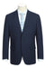 Renoir Mens 2-Btn Classic Fit Suit - Dark Blue Windowpane Plaid - USA Men's Outlet