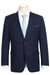 Renoir Navy Blue Wool Basic 2-Button Classic Fit Sport Coat Blazer - USA Men's Outlet