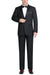 Renoir" | Men's Traditional Two-Button Slim-Fit Notch Tuxedo (Black) - USA Men's Outlet