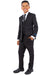 Revised Product Title: Perry Ellis Boys' Vested Black Wedding Suit - USA Men's Outlet