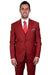 Revised product title: Stacy Adams Men's 2-Btn Vested Basic Brick Suit. - USA Men's Outlet