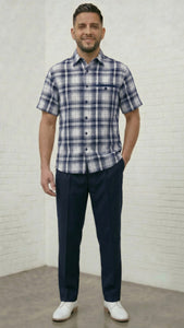 Mens 2 Piece Walking Suit - Classic Plaid