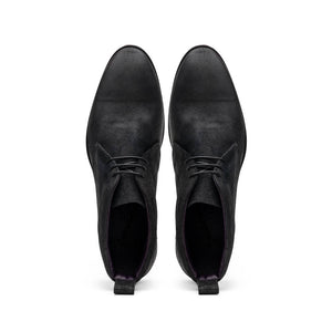 Zelli Rezza Italian Suede Chukka Boot in Black with Vibram Sole