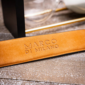 Marco Di Milano Riccardo Belt - Cognac Leather Loafers