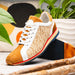 Zelli Ripi Hand-Woven Sueded Calfskin Luxury Sneakers in Brown