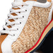 Zelli Ripi Hand-Woven Sueded Calfskin Luxury Sneakers in Brown