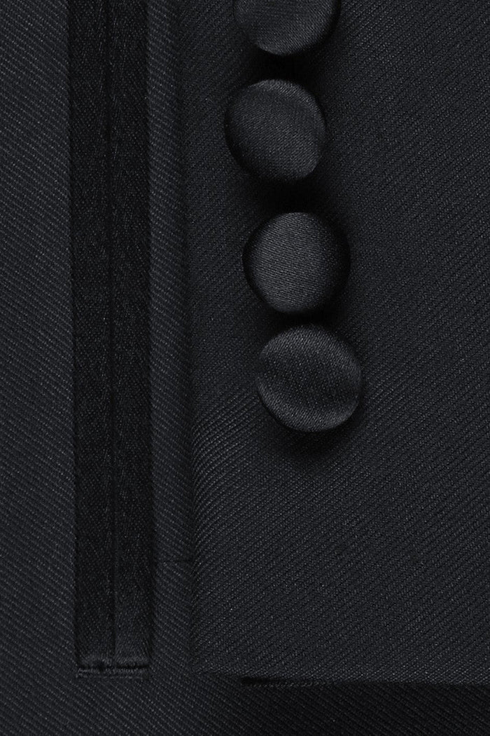 "Gaston" Black 2-Button Notch Tuxedo (2-Piece Set)