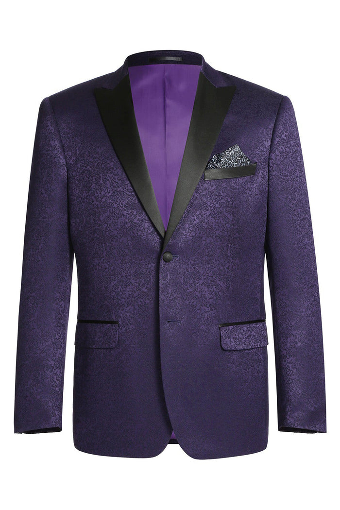 "Hugo" Purple Tuxedo Jacket (Separates)