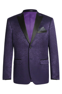 "Hugo" Purple Tuxedo Jacket (Separates)