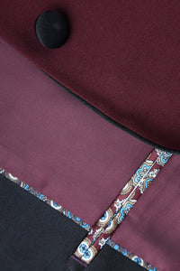"Paris" Burgundy 1-Button Shawl Tuxedo (2-Piece Set)