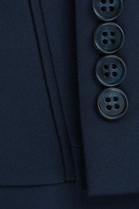 "Rafael" Navy 2-Button Notch Suit (2-Piece Set)
