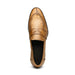 Zelli Roma Genuine Caiman Crocodile Penny Loafers in Taupe
